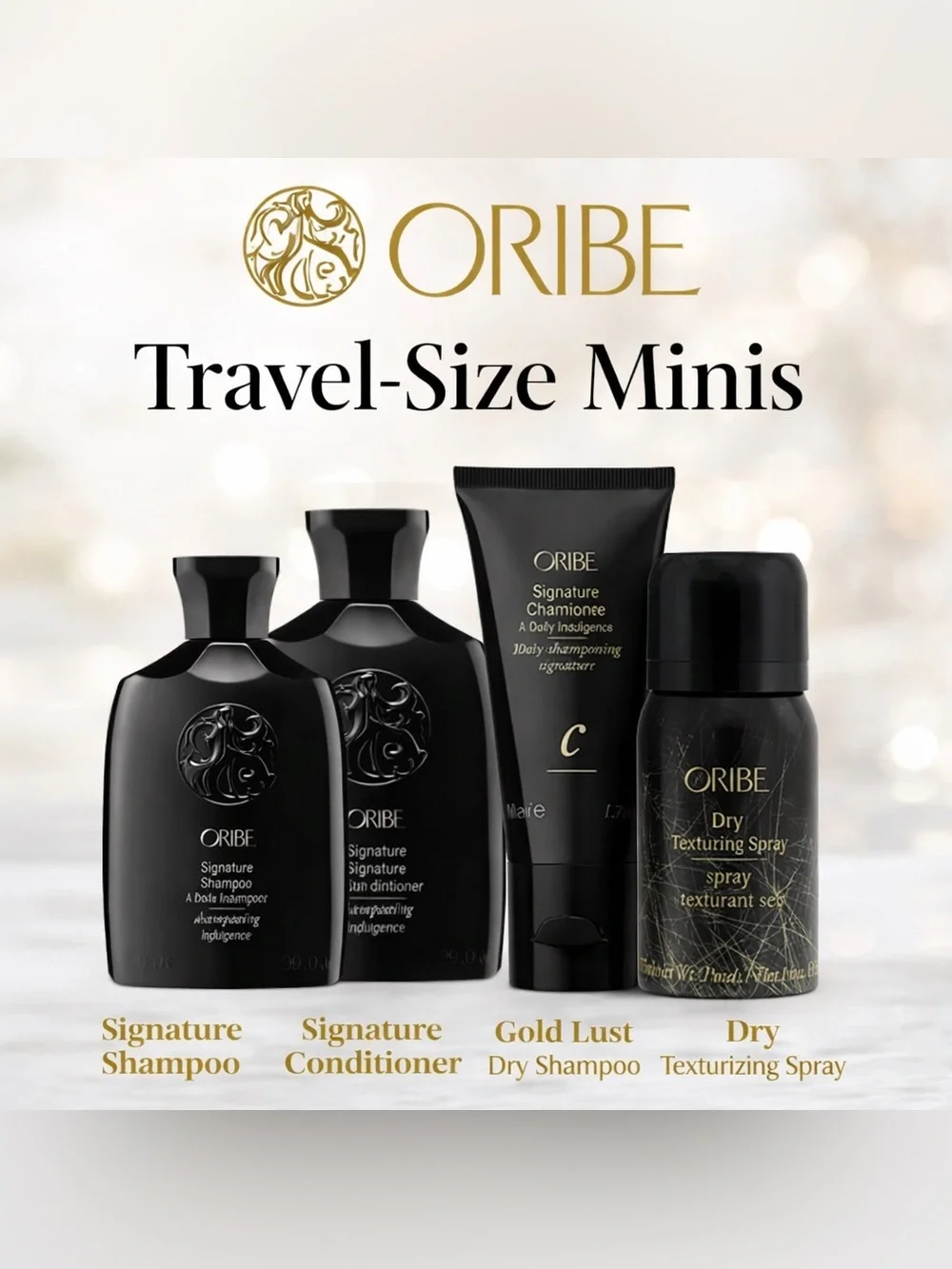 NEW✅ Oribe Mini Luxury Hair Care Travel Set Shampoo Conditioner & Styling